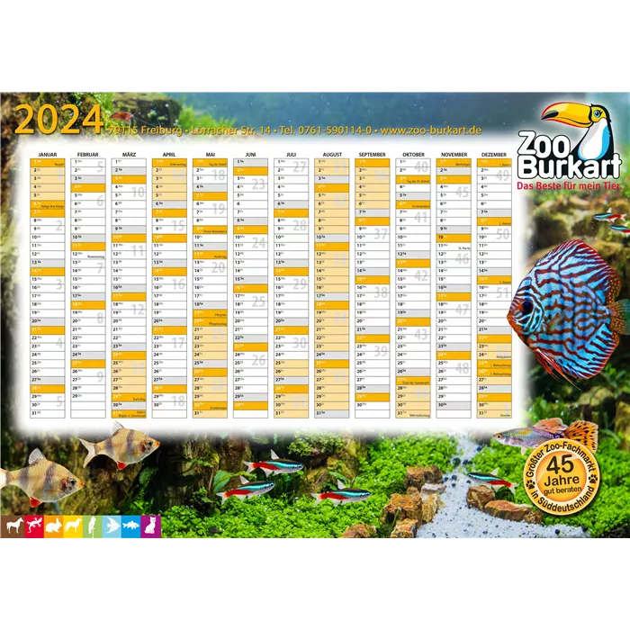 Tierische Kalender Tierische Kalender