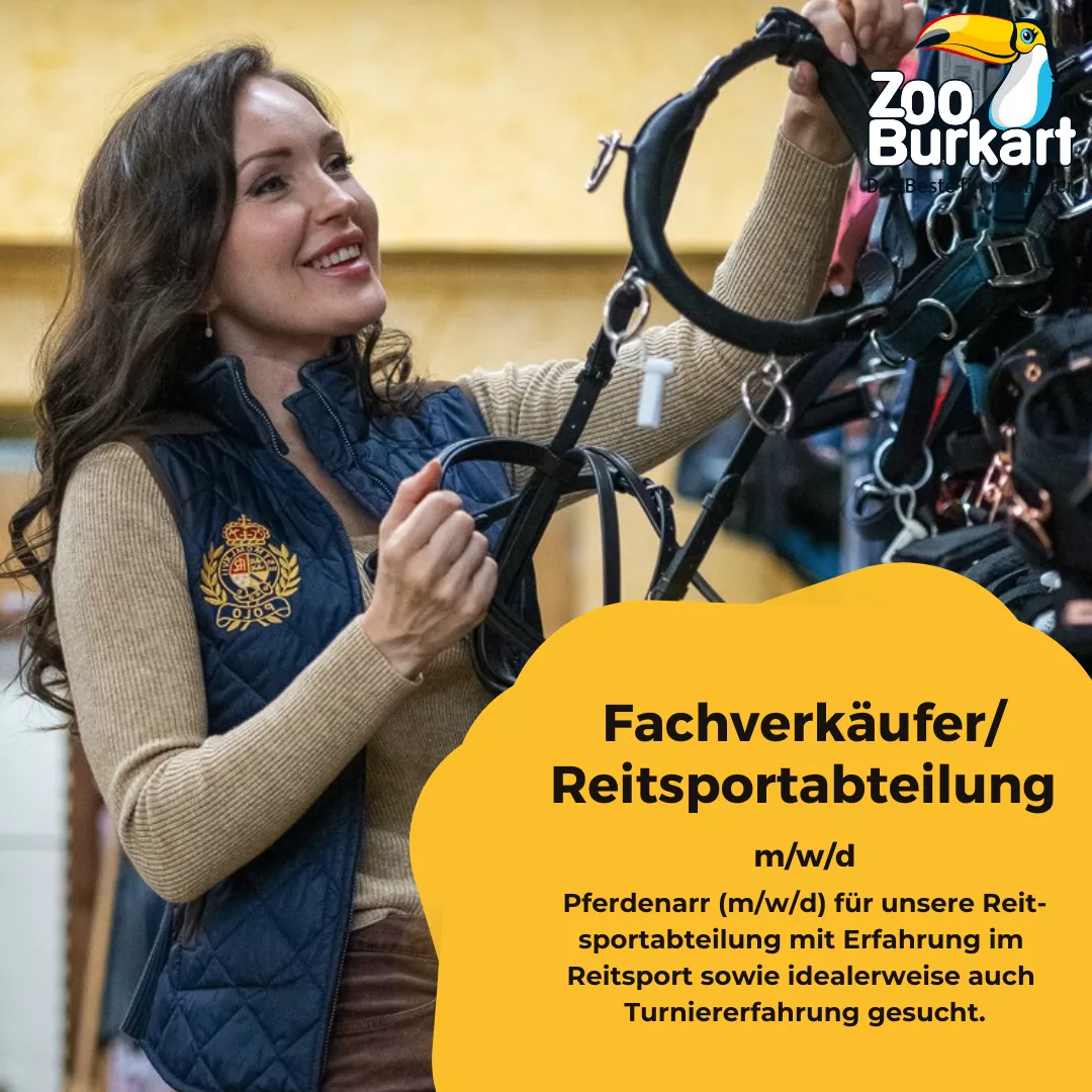 Fachverkäufer (m/w/d) Reitsportabteilung Fachverkäufer (m/w/d) Reitsportabteilung