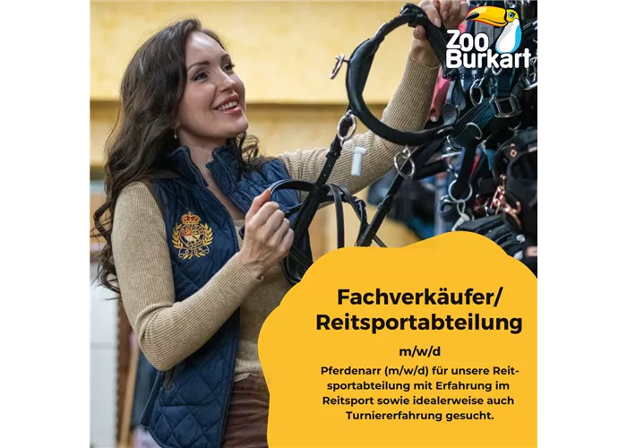 Fachverkäufer (m/w/d) Reitsportabteilung