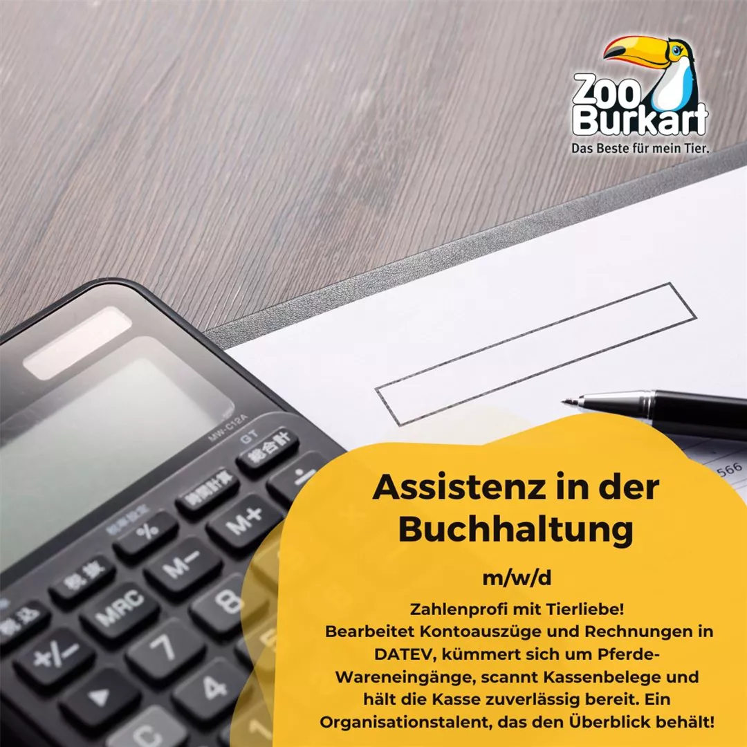 Assistenz Buchhaltung (m/w/d) auf Minijobbasis