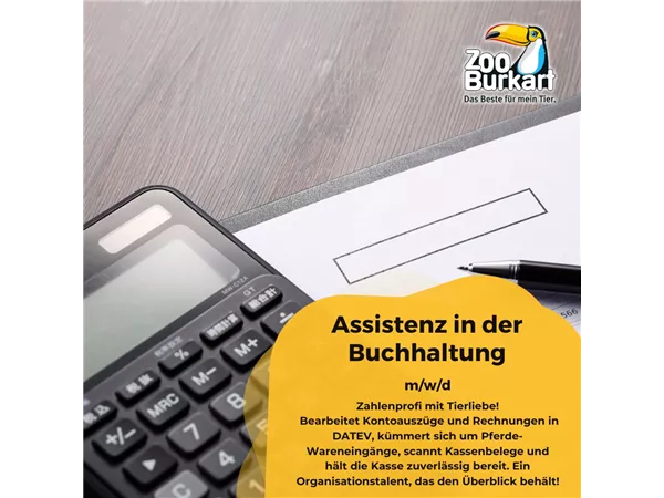 Assistenz Buchhaltung (m/w/d) auf Minijobbasis